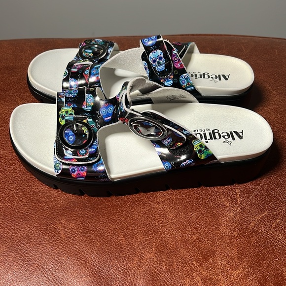 ALEGRIA BY PG LITE VITA SUGAR SKULLS SANDALS, WOMEN’S SIZE 9 - Picture 3 of 12